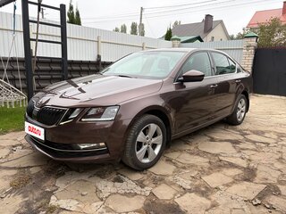 2017 Skoda Octavia III (A7) Рестайлинг, коричневый, 1750000 рублей, вид 1