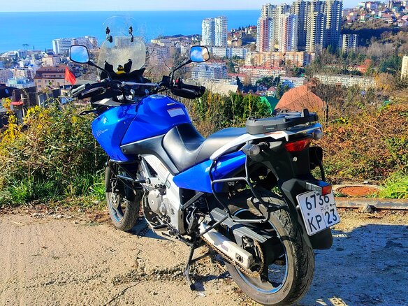 2003 Suzuki V-Strom DL 650, синий, 345000 рублей - вид 15