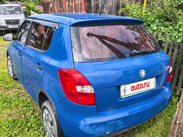 2009 Skoda Fabia II, синий, 350000 рублей - вид 8
