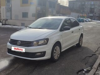 2018 Volkswagen Polo V Рестайлинг, белый, 770000 рублей, вид 2