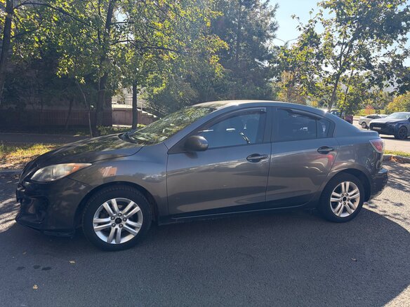 2012 Mazda 3 II (BL) Рестайлинг, серый - вид 2