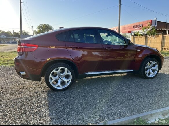 2008 BMW X6 35i 6-speed I (E71), красный, 1650000 рублей - вид 13