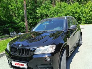 2013 BMW X3 30d xDrive II (F25), чёрный, 3290000 рублей, вид 1