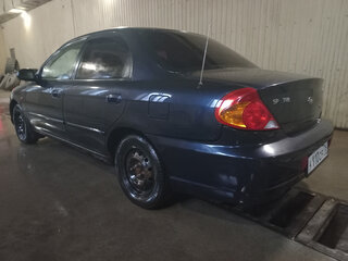 2007 Kia Spectra I Рестайлинг 2, синий, 190000 рублей, вид 4