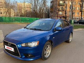 2012 Mitsubishi Lancer X Рестайлинг, синий, 850000 рублей, вид 2
