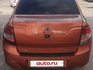 2013 Lada (ВАЗ) Granta I, оранжевый, 465000 рублей, вид 3