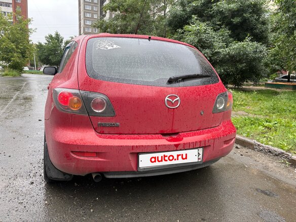 2005 Mazda 3 I (BK), красный, 460000 рублей - вид 5