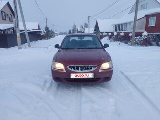 2006 Hyundai Accent ТагАЗ II, красный, 220000 рублей, вид 1