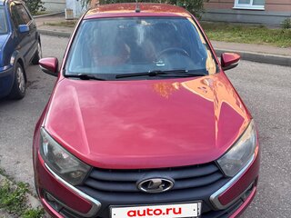 2019 Lada (ВАЗ) Granta I Рестайлинг, красный, 670000 рублей, вид 1