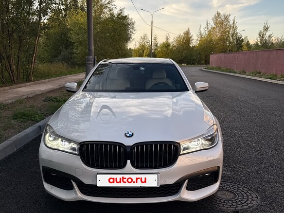 2018 BMW 7 серии 730i VI (G11/G12), белый