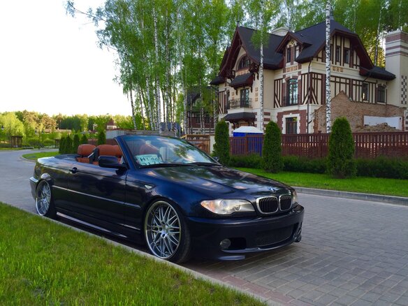 2004 BMW 3 серии 330i IV (E46) Рестайлинг, синий - вид 2