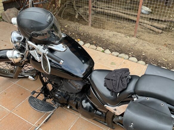 1996 Yamaha XVS400 Drag Star, чёрный, 300000 рублей - вид 8