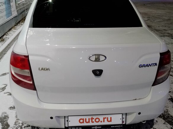 2015 Lada (ВАЗ) Granta I, белый, 510000 рублей - вид 1