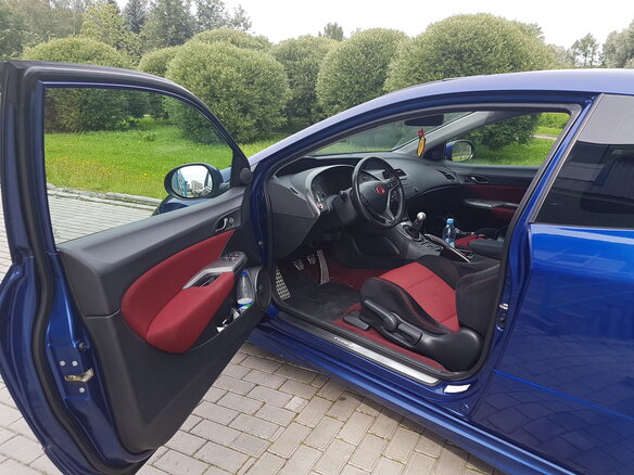 2008 Honda Civic Type R VIII Рестайлинг, синий - вид 1