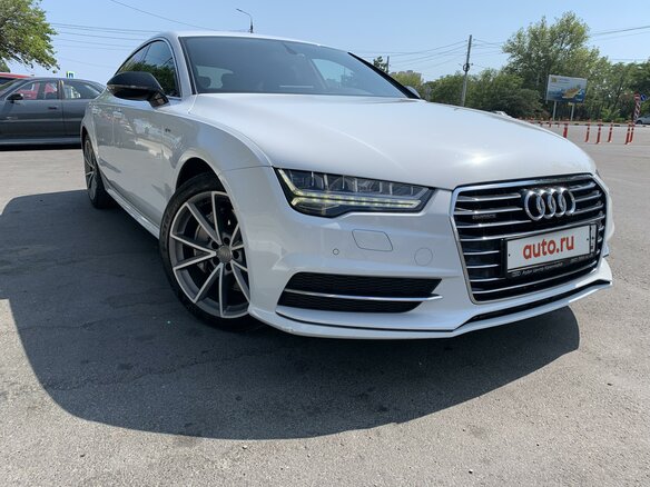 2014 Audi A7 I (4G) Рестайлинг, белый, 3600000 рублей - вид 1
