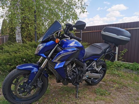 2014 Honda CB 650F, синий, 530000 рублей, вид 1