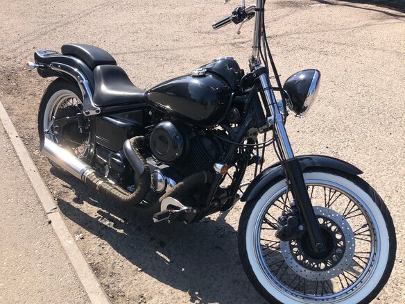 1996 Yamaha XVS400 Drag Star, чёрный, 310000 рублей - вид 5