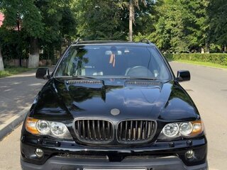 2004 BMW X5 4.4i I (E53) Рестайлинг, чёрный, 1000000 рублей, вид 1