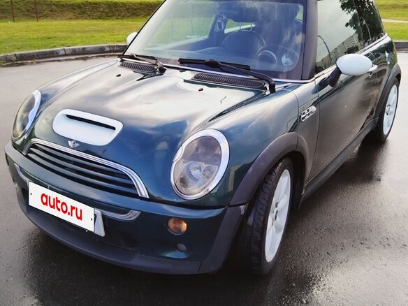 2004 Mini Hatch Cooper S I (R50), зелёный, 450000 рублей - вид 1