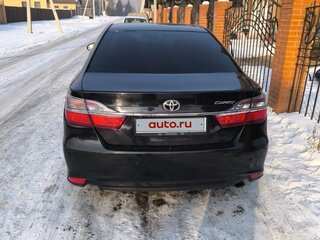 2015 Toyota Camry US Market VII (XV50) Рестайлинг, чёрный, 2050000 рублей, вид 2