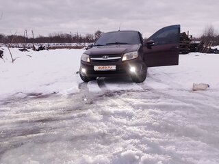 2015 Lada (ВАЗ) Granta I, пурпурный, 375000 рублей, вид 3