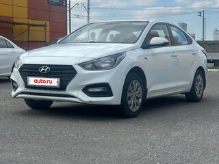 2017 Hyundai Solaris II, белый, 1150000 рублей, вид 1