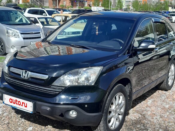 2008 Honda CR-V III, чёрный, 1350000 рублей