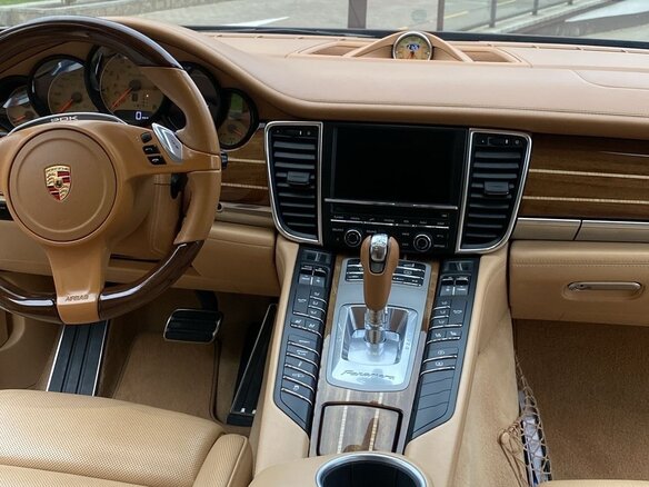 2013 Porsche Panamera Turbo Executive I Рестайлинг, фиолетовый, 3120000 рублей - вид 11