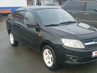 2014 Lada (ВАЗ) Granta I, чёрный, 370000 рублей, вид 2
