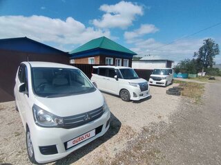 2016 Mitsubishi eK Wagon III Рестайлинг, белый, 737000 рублей, вид 2
