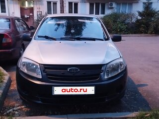 2012 Lada (ВАЗ) Granta I, серебристый, 240000 рублей, вид 4