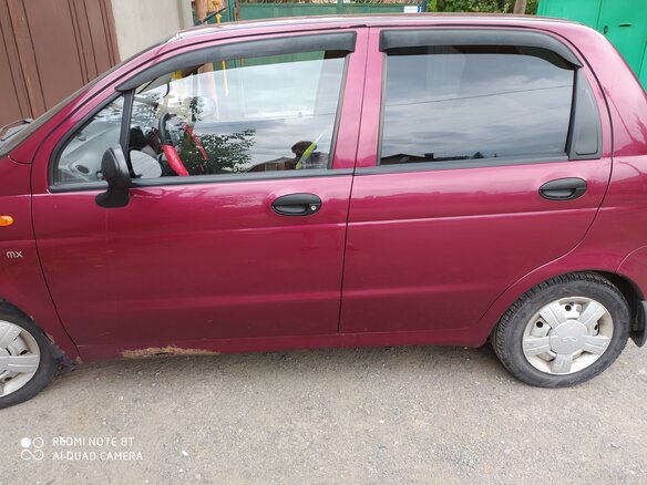 2005 Daewoo Matiz I Рестайлинг, красный, 220000 рублей - вид 2