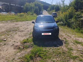 2017 Lada (ВАЗ) Granta I, чёрный, 450000 рублей, вид 3