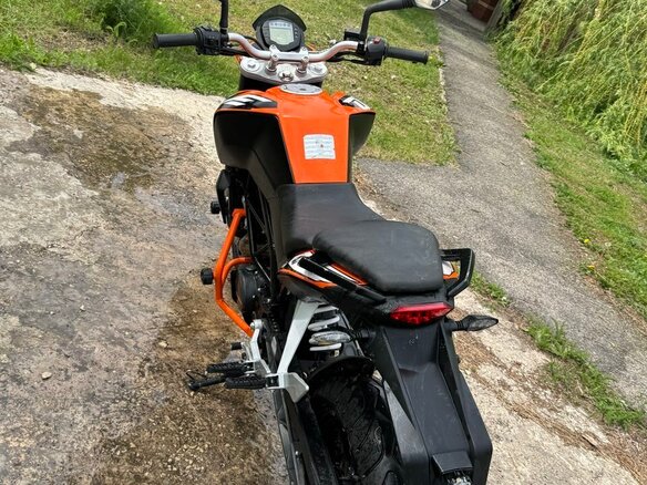 2014 KTM 200 Duke, оранжевый, 255000 рублей - вид 2
