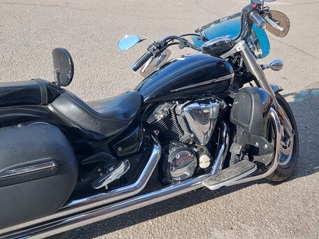 2007 Yamaha XVS1300, чёрный, 610000 рублей, вид 4