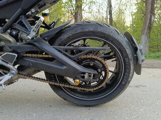 2014 Yamaha MT-09 (FZ-09), фиолетовый, 645000 рублей, вид 5