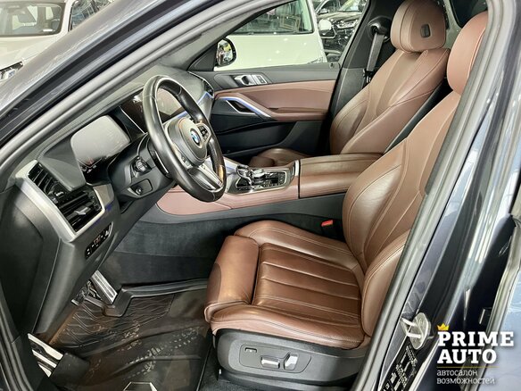 2021 BMW X6 40i III (G06), серый, 8819000 рублей - вид 10