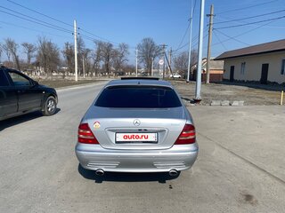 1999 Mercedes-Benz S-Класс 500 Long IV (W220), серебристый, 650000 рублей, вид 3