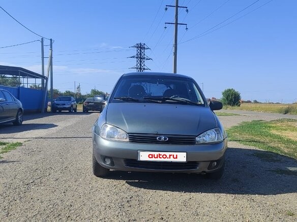 2007 Lada (ВАЗ) Kalina I, серый, 190000 рублей - вид 1