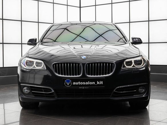 2016 BMW 5 серии 530d xDrive VI (F10/F11/F07) Рестайлинг, чёрный - вид 1