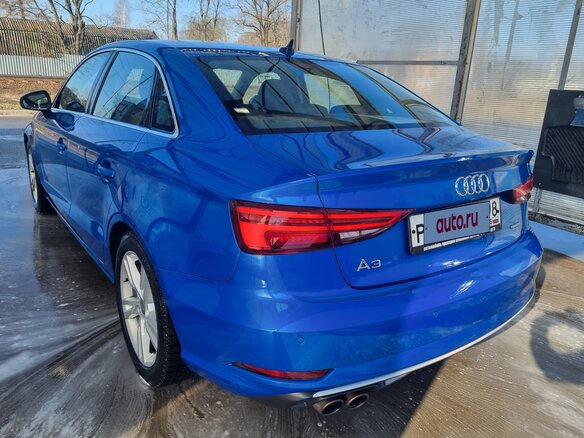 2019 Audi A3 III (8V) Рестайлинг, синий, 2500000 рублей - вид 6