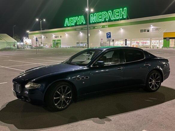 2004 Maserati Quattroporte AMT V, синий