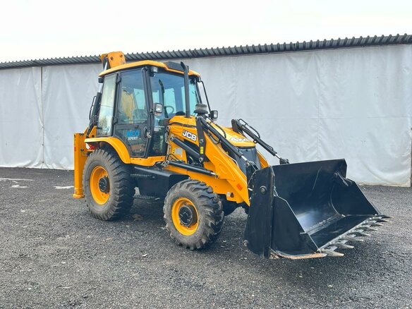 2024 JCB 3DX, жёлтый - вид 1