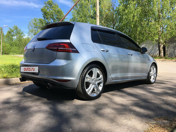 2014 Volkswagen Golf VII, серебристый - вид 4