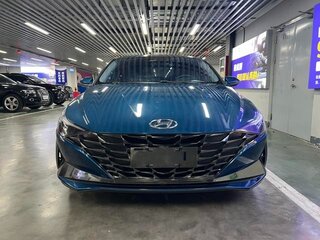 2021 Hyundai Elantra VII (CN7), синий, 2000000 рублей, вид 3