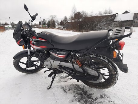2021 Bajaj Boxer BM 150, чёрный, 110000 рублей, вид 2
