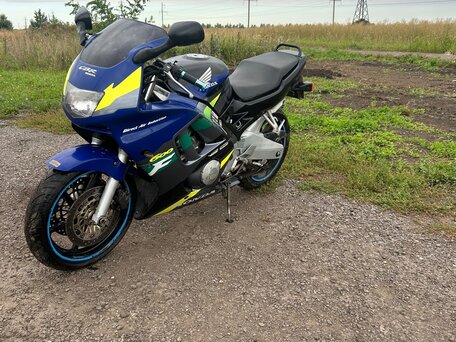 1996 Honda CBR 600F, синий, 300000 рублей, вид 1