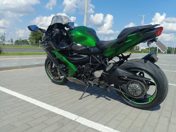 2022 Kawasaki Ninja H2 SX, зелёный, 1731982 рублей - вид 3