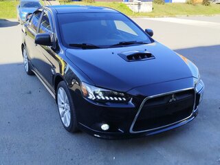 2013 Mitsubishi Lancer X Рестайлинг, чёрный, 800000 рублей, вид 1