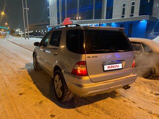 2004 Mercedes-Benz M-Класс 500 I (W163) Рестайлинг, серебристый, 755000 рублей, вид 3